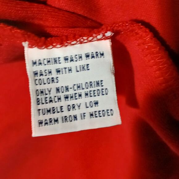 Polo by Ralph Lauren Men's Large Red Long-Sleeved Polo Shirt W/Pony 100% Cotton - Picture 10 of 11